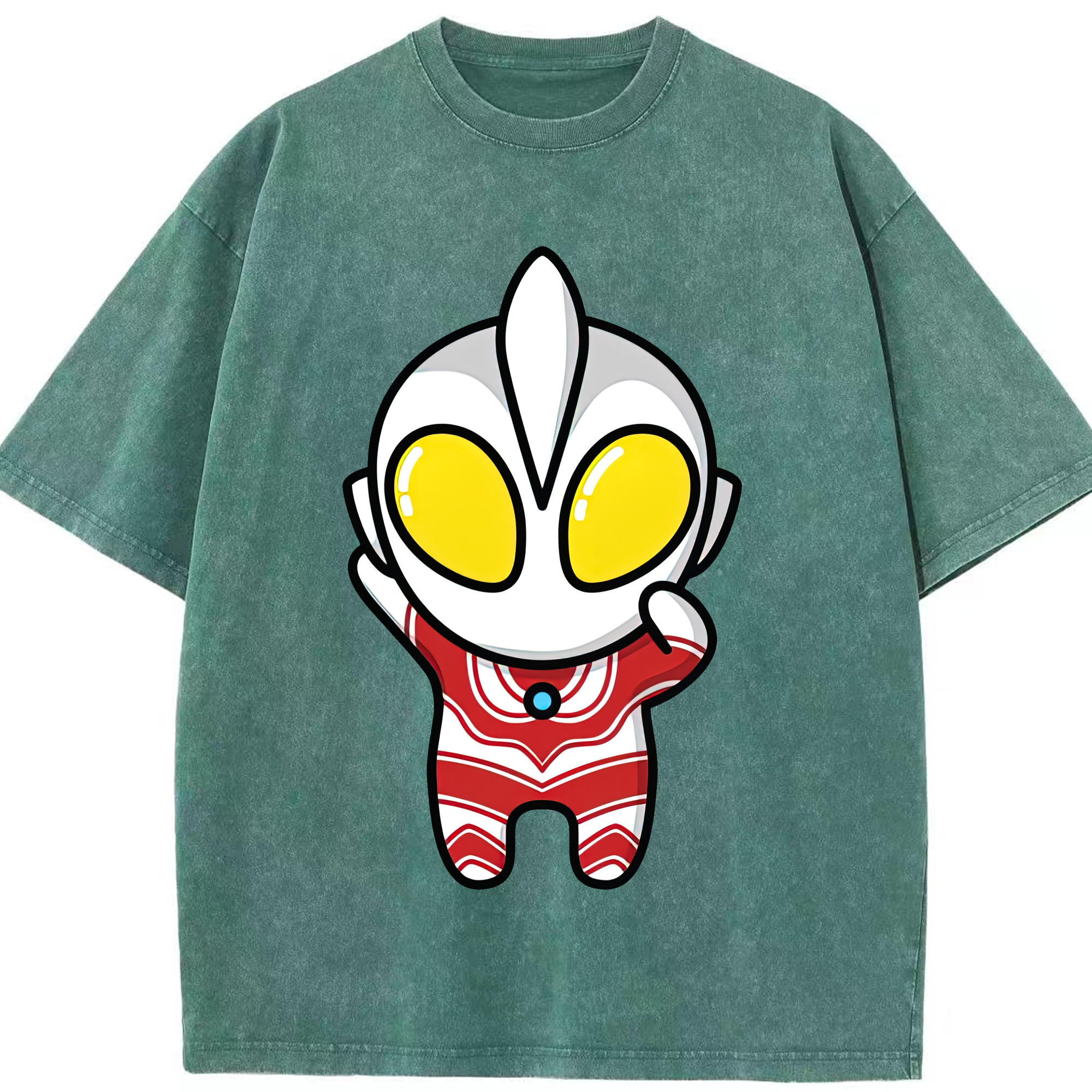 （画像用） ウルトラマン Ultraman 綿100% ヴィンテージ風 半袖Tシャツ（フロントプリント）